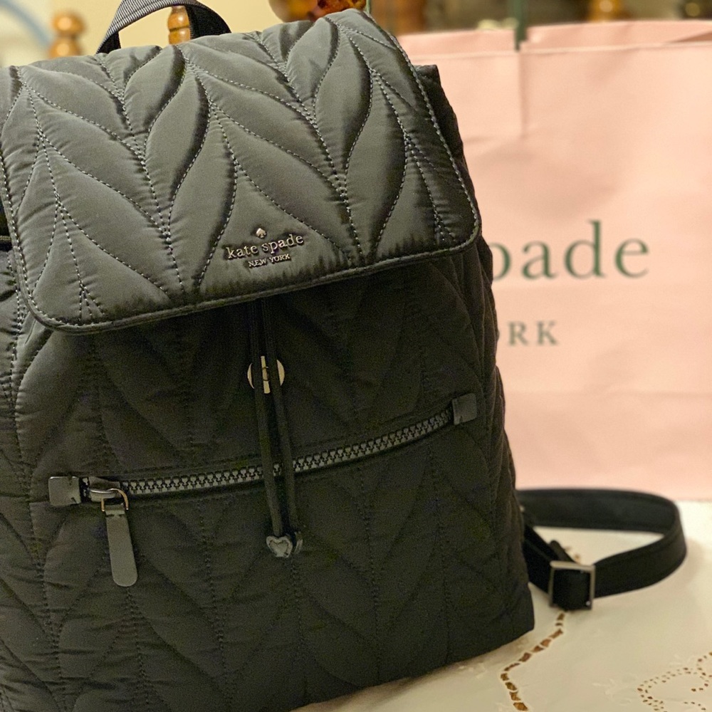 ♠️ Kate Spade Large Flap Backpack